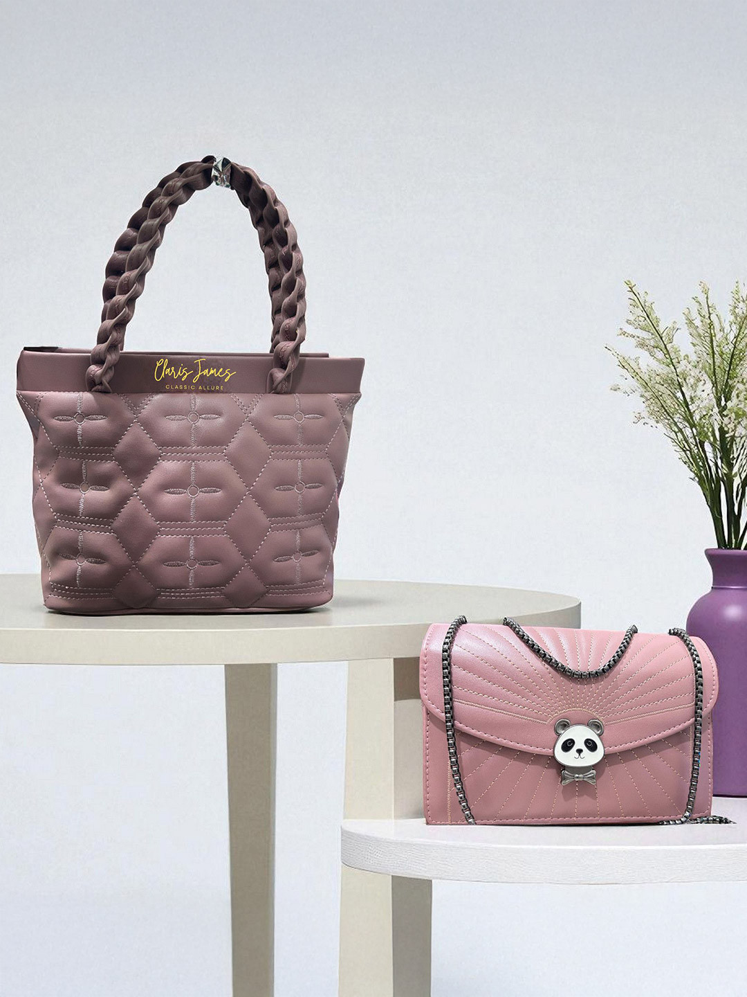CLARIS JAMES Set Of 2 Sling Bags