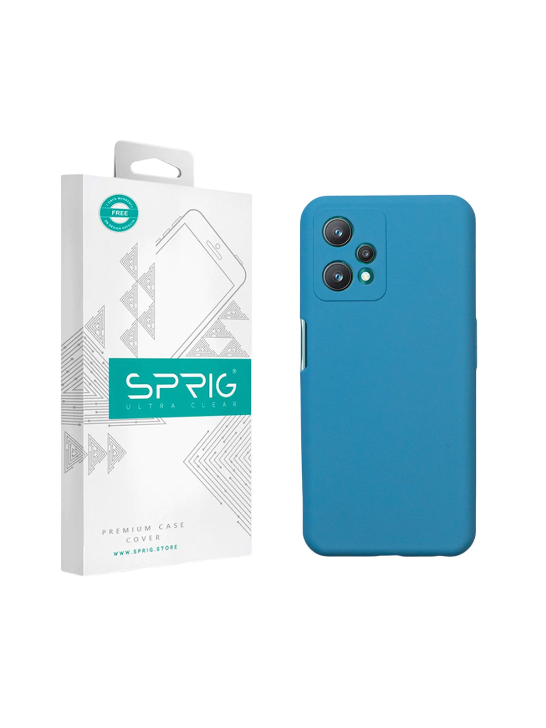 SPRIG Realme 9 Pro 5G Liquid Silicone Back Cover