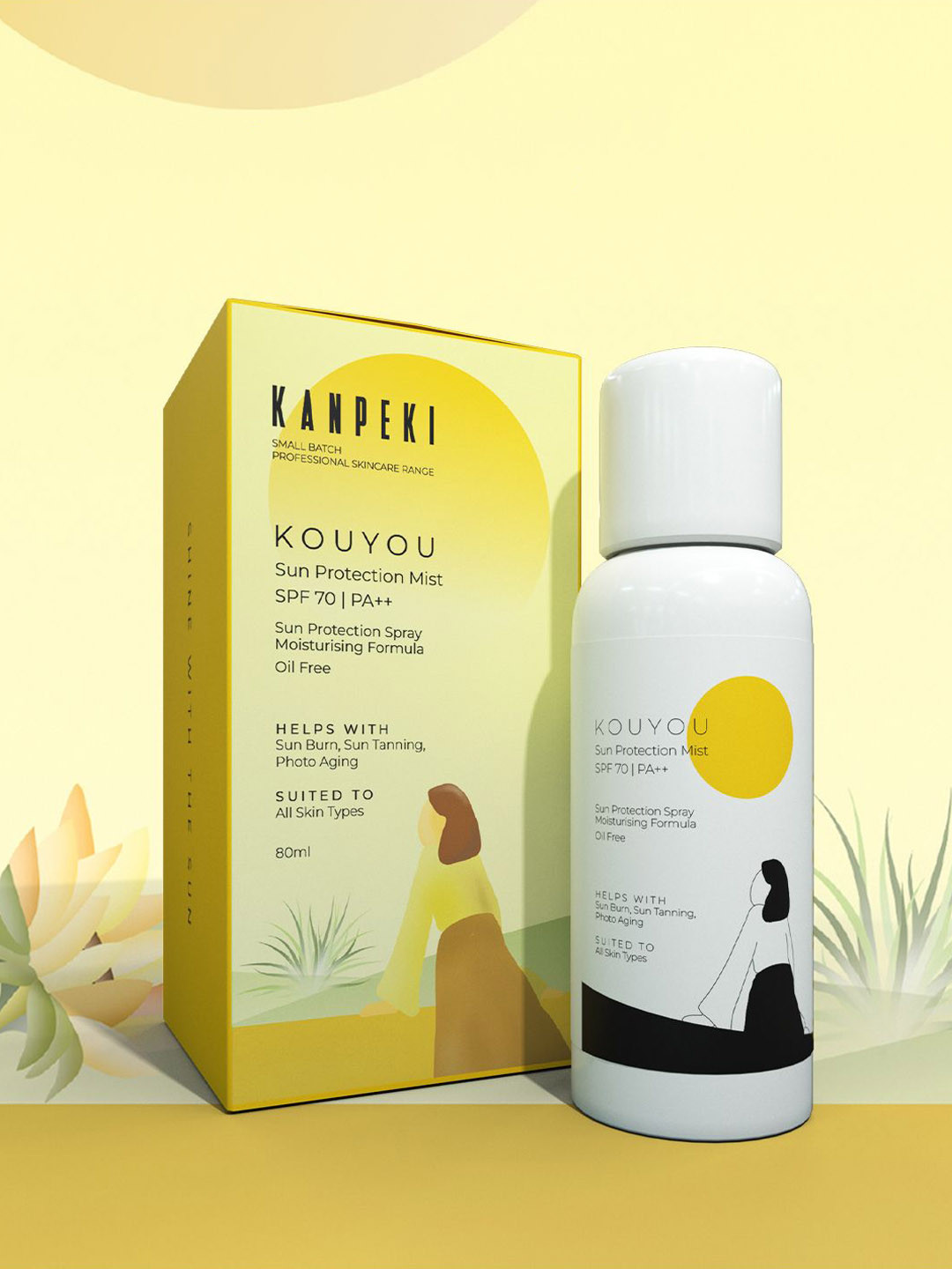 Kanpeki Kouyou Sun Protection Mist SPF 70 PA++- 80 ml