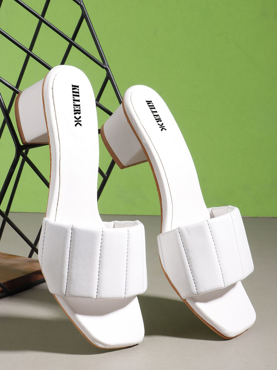 Killer Women Open Back Block Sandals