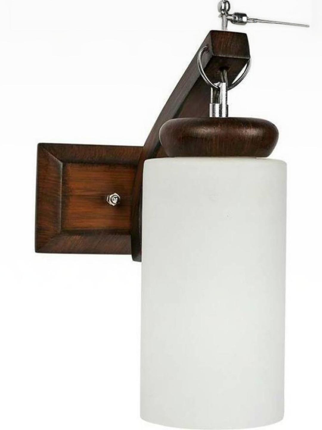 Somil Premium Designer Glass  Wall / Night  Lamp  Elegant  & Stylish Dcor Accent for Modern Interiors, color, White, Size:- 11 X 11 X 20 CM