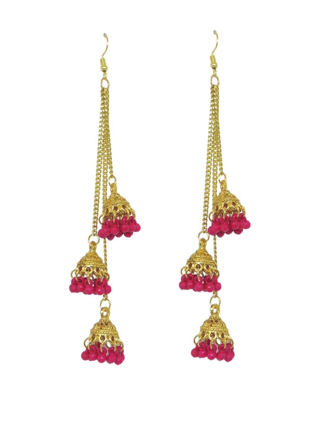 Weariton Gold-Plated Jhumka Earrings