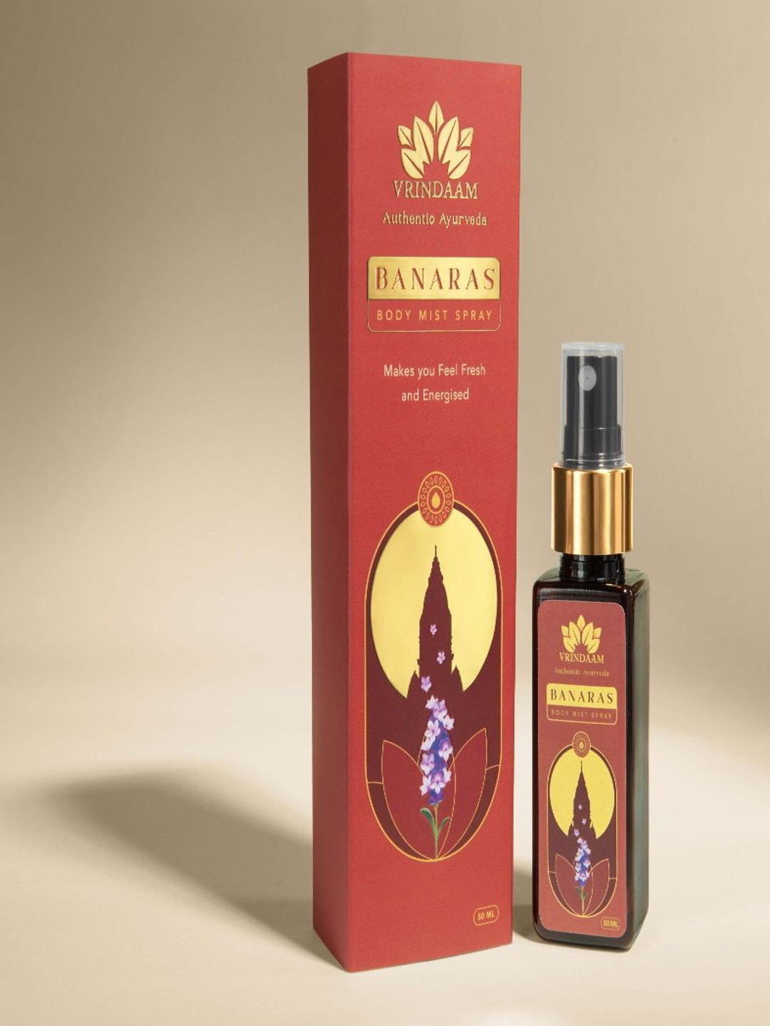 VRINDAAM Banaras Body Mist Spray - 50 ml