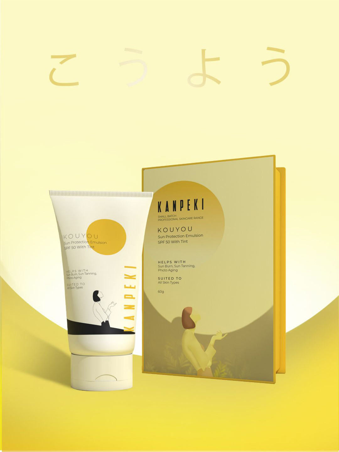 Kanpeki Kouyou Sun Protection Emulsion SPF 50- 60 g