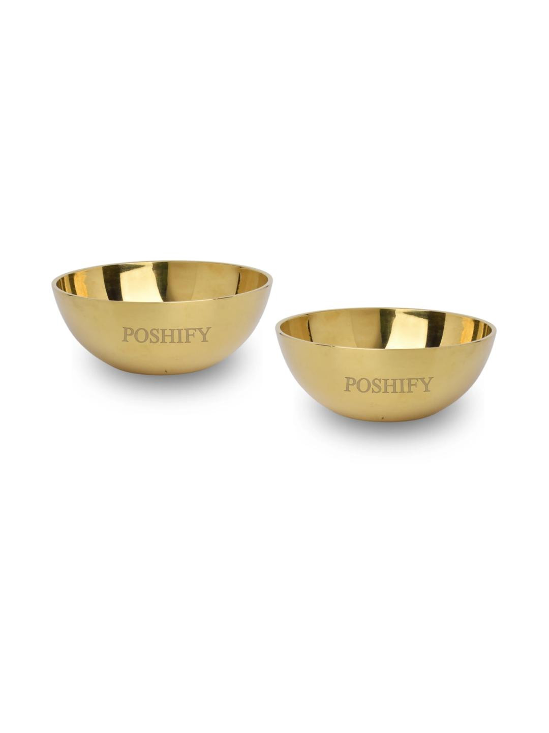 POSHIFY Heavy Brass Katori-Elegant Heavy Brass Katori for Puja Rituals