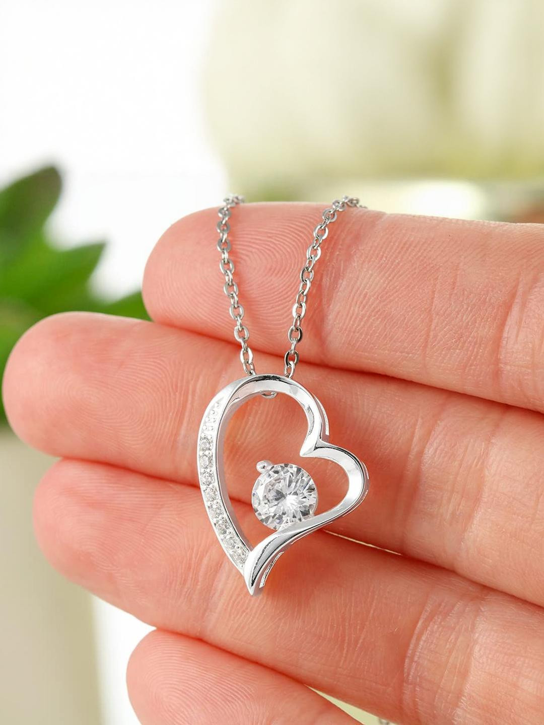 Silver Rakhi Gift Sister Necklace, Happy Birthday To My Fabulous Sis-Star  Forever Love Necklace