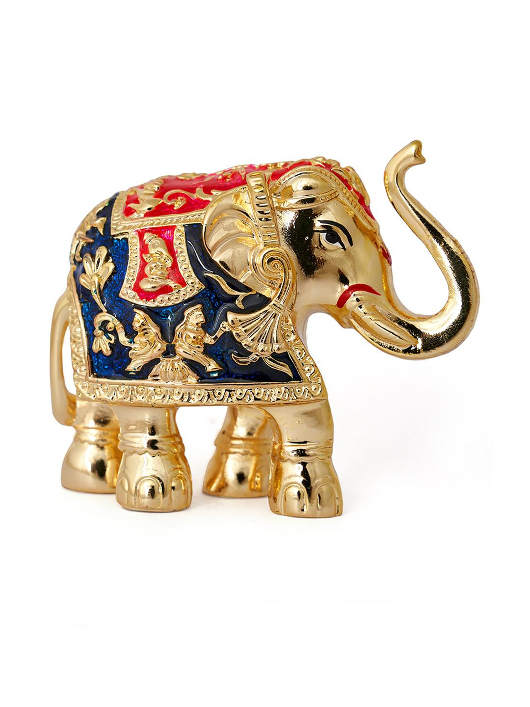 Kulin Resin Gold-Plated Elephant Statue