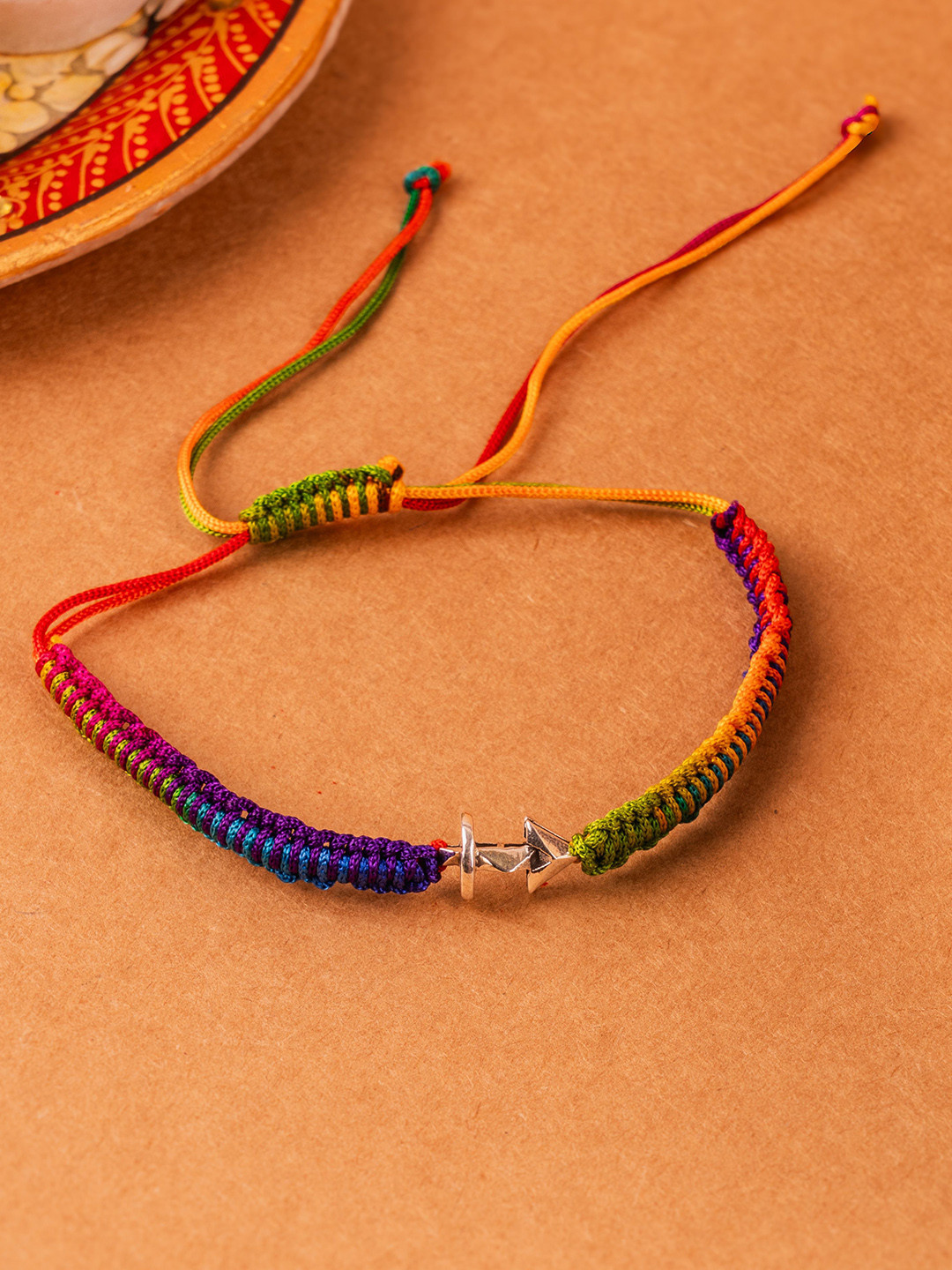 Kicky And Perky 925 Sterling Silver Sagittarius Wraparound Rakhi