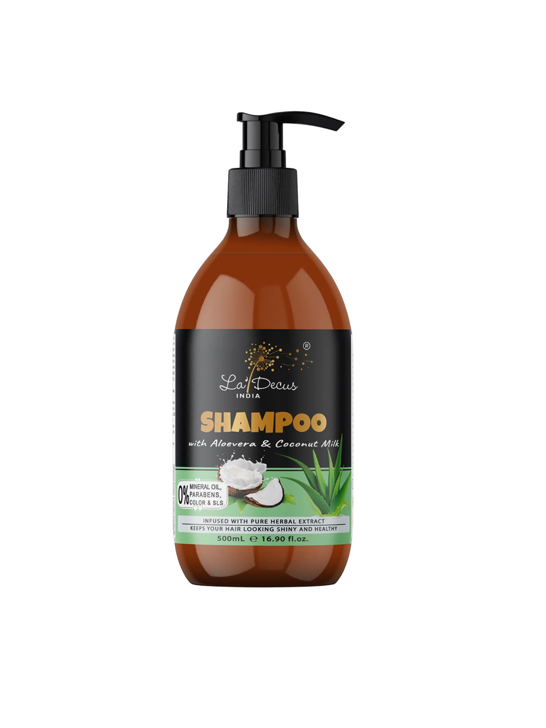 La'Decus Aloe Vera & Coconut Milk Enriched Shampoo- 500 ml