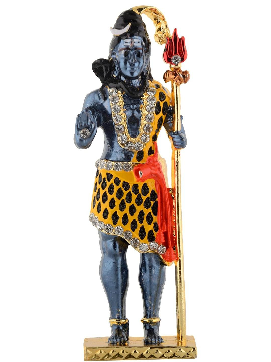 Kulin Metal Metal Prince Standing Lord Shiva Idol