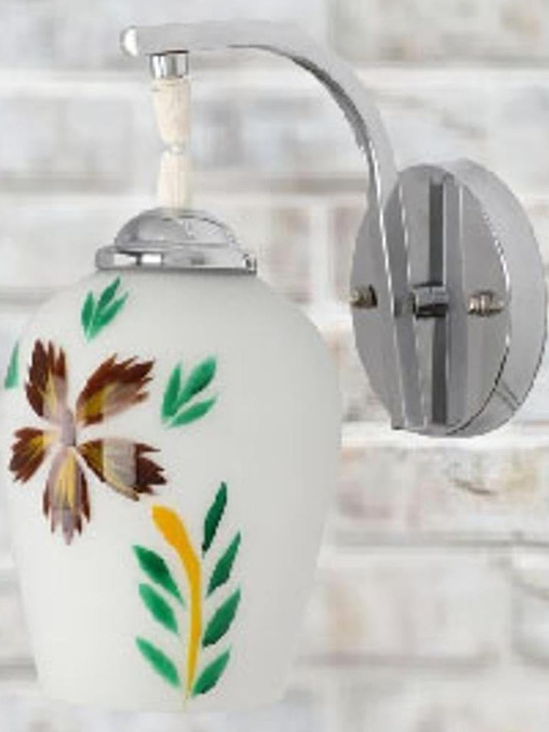 Somil Premium Designer Glass Wall / Night Lamp  Elegant & Stylish Dcor Accent for Modern Interiors, color- Multicolor-  Size, 19.5 X 23.5 X 28.5 CM