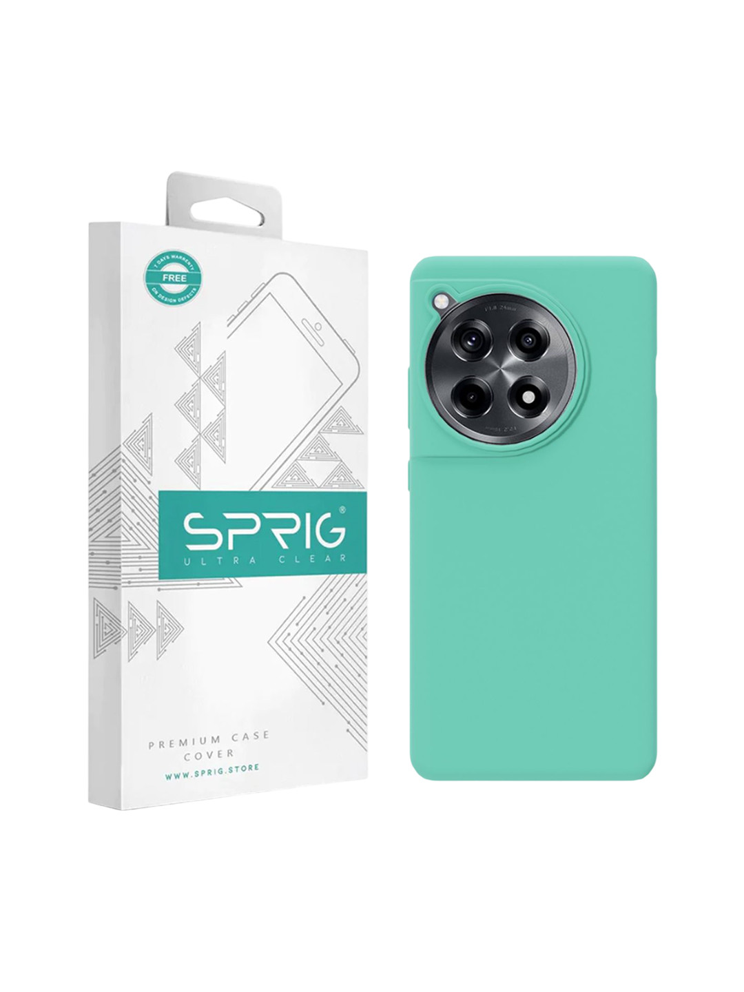 SPRIG OnePlus 12R Liquid Silicone Back Cover