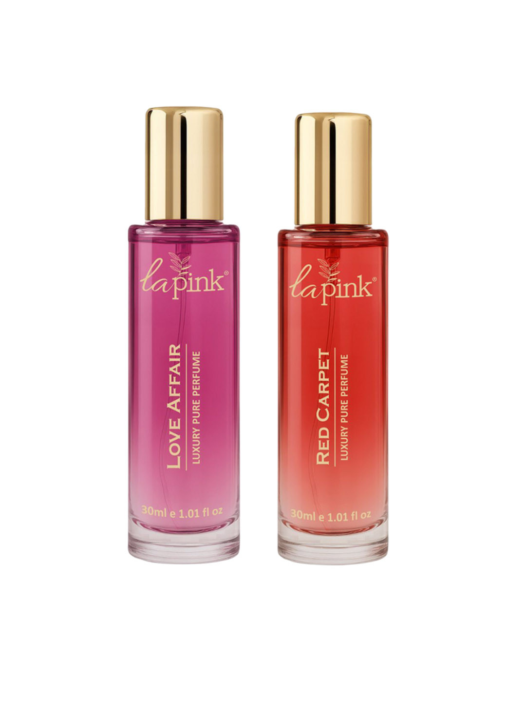 La Pink Women Set Of 2 Love Affair & Red Carpet Long Lasting Perfume - 30 ml Each