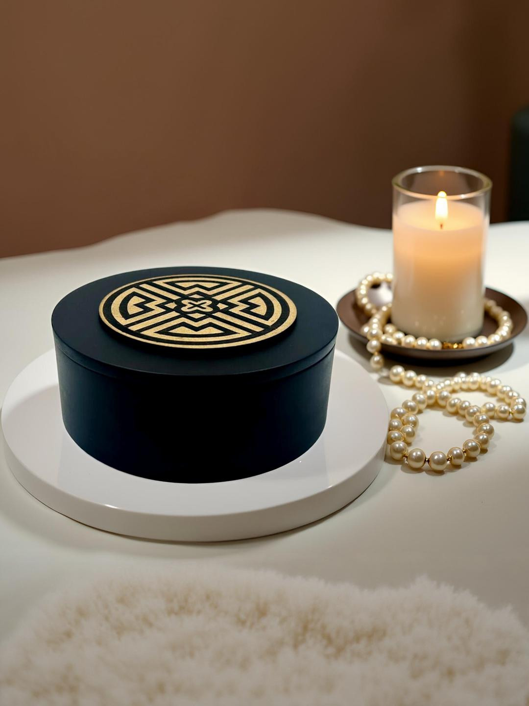 Angira handicrafts Decorative Wooden Jewellery Storage Box