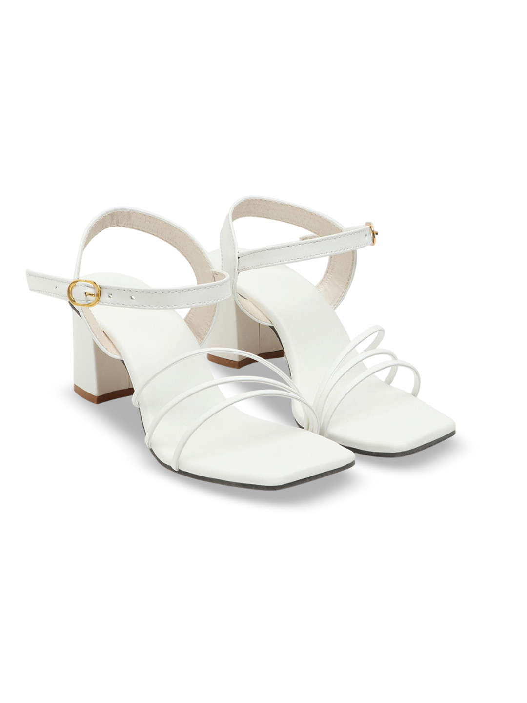 Fashion Tails Women Block Heels Sandals With Buckles