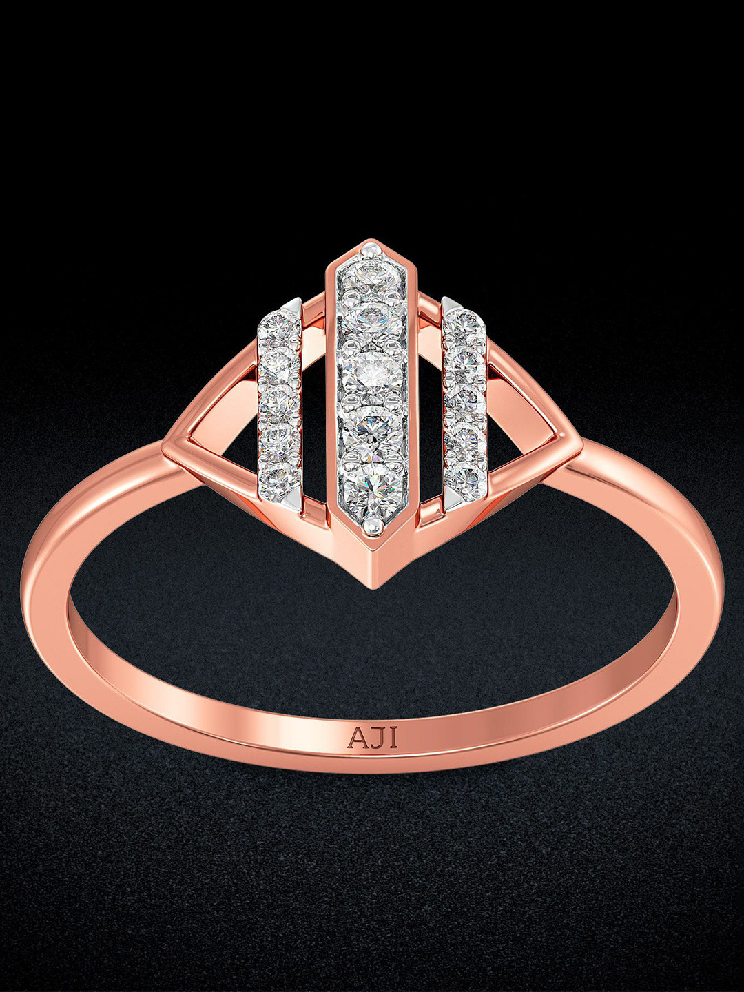 Joyalukkas Timeless Geo Diamond Ring