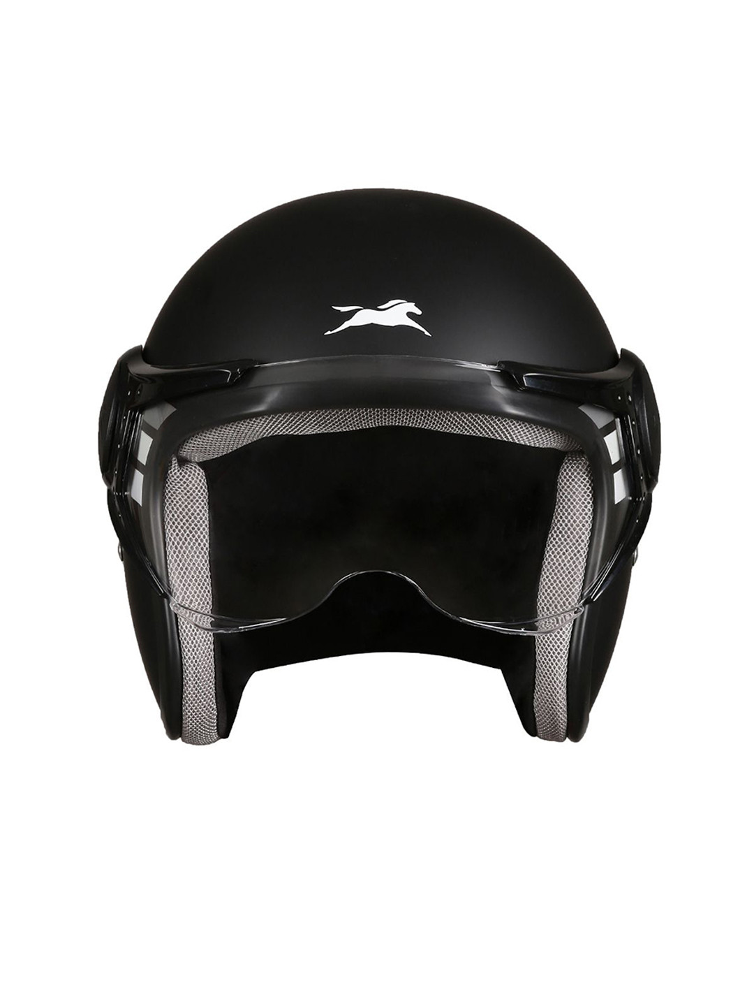 TVS Men Cruisetown Graphic Printed Scratch Resistant Steel Open Face Helmet