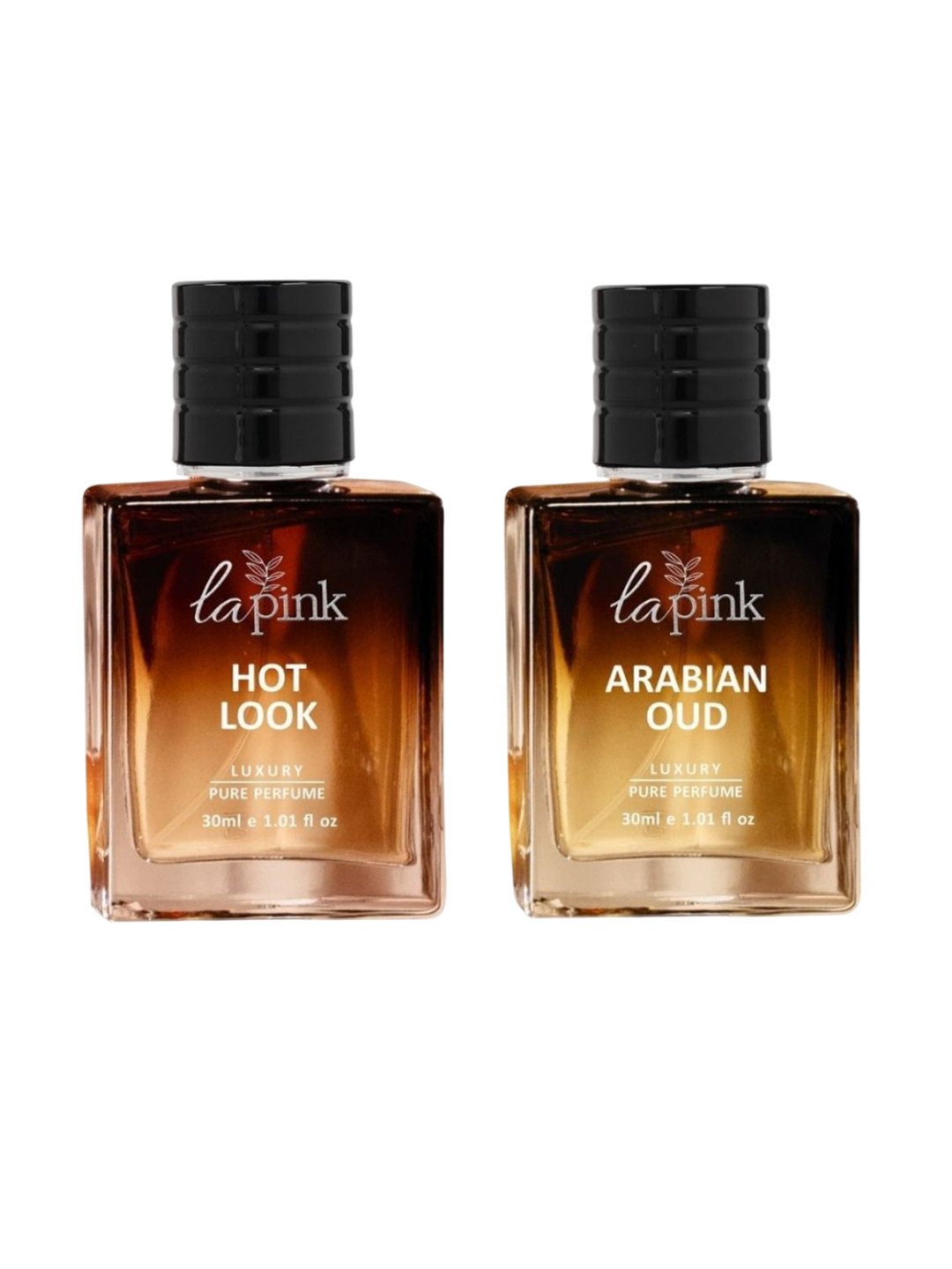 La Pink Men Set Of 2 Hot Look & Arabian Oud Long Lasting Perfume - 30 ml Each