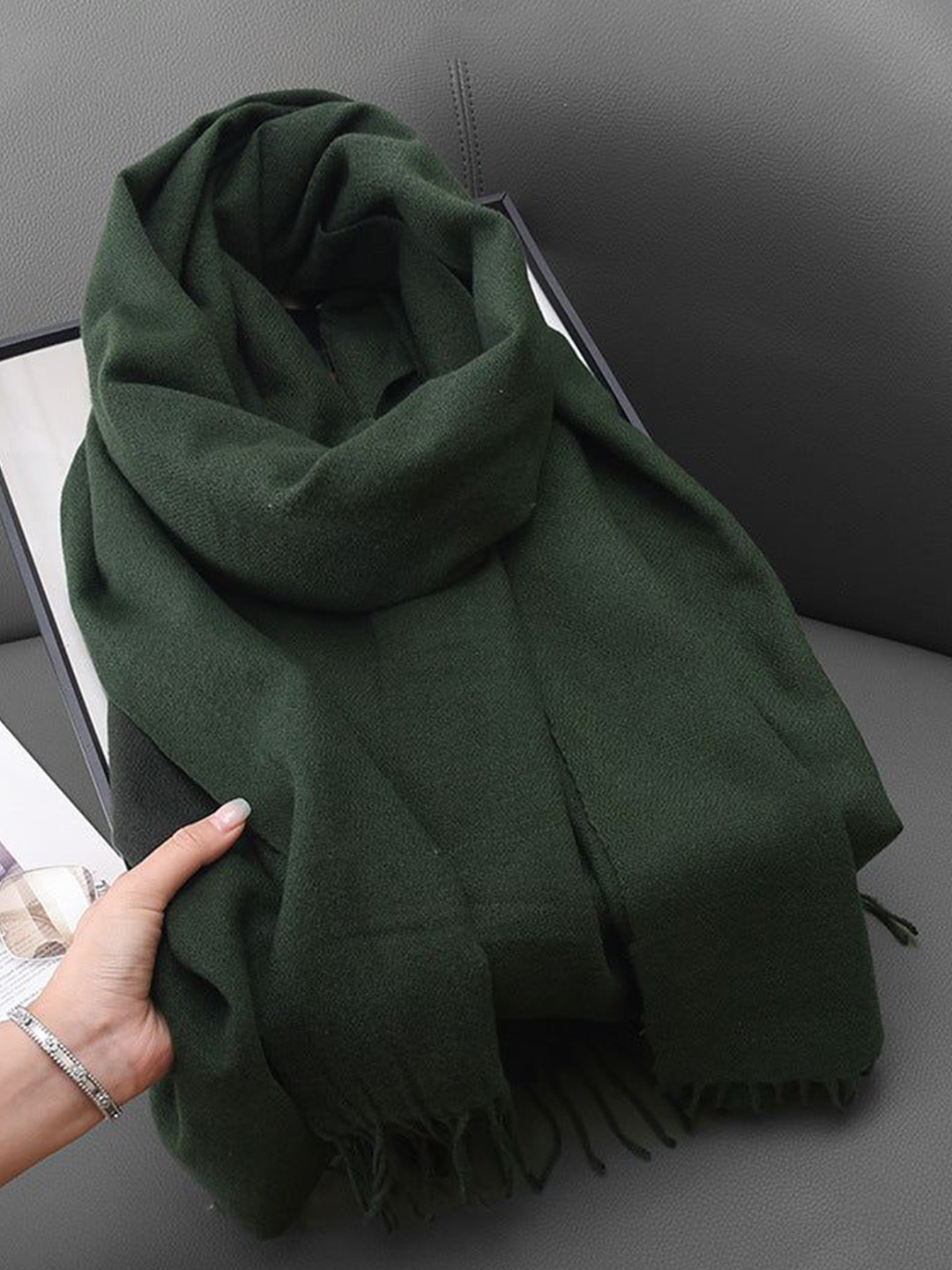 QUECY Women Rectangle Shape Stole