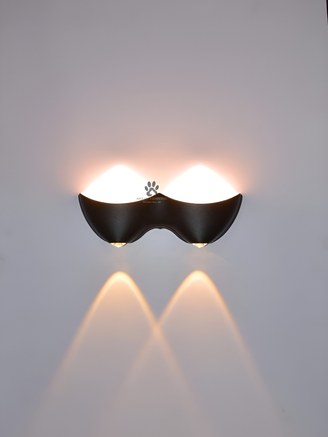 Mufasa Yellow Abstract Shaped Aluminium Wall Lamp