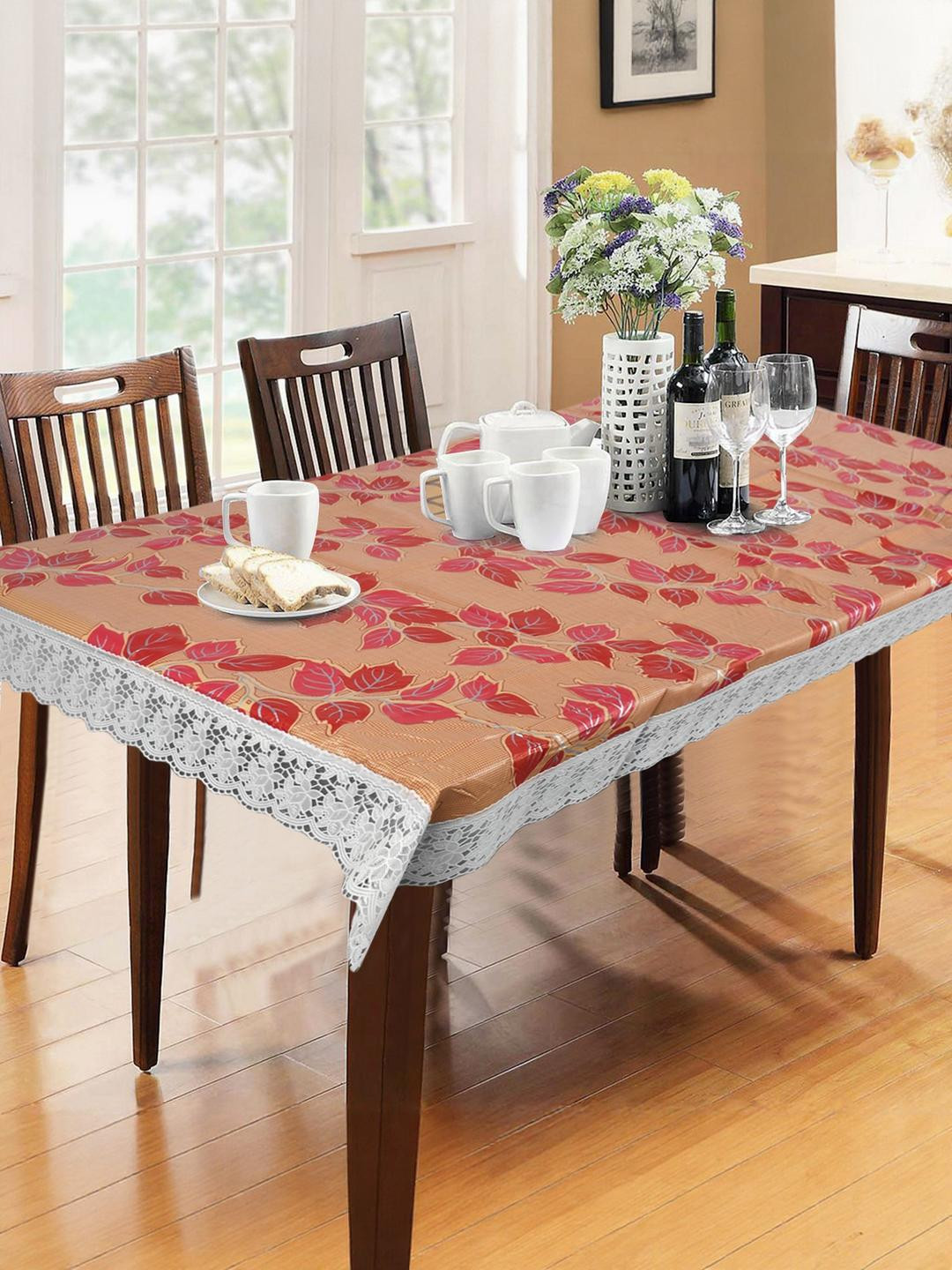 STYLZI Leaf Printed 8 Seat Rectangle Table Cover