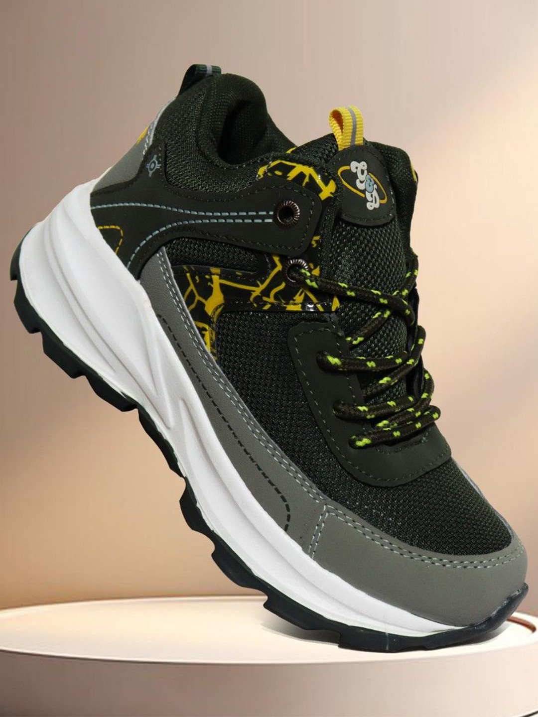 G&D Kids Synthetic Leather Marking Running Shoes