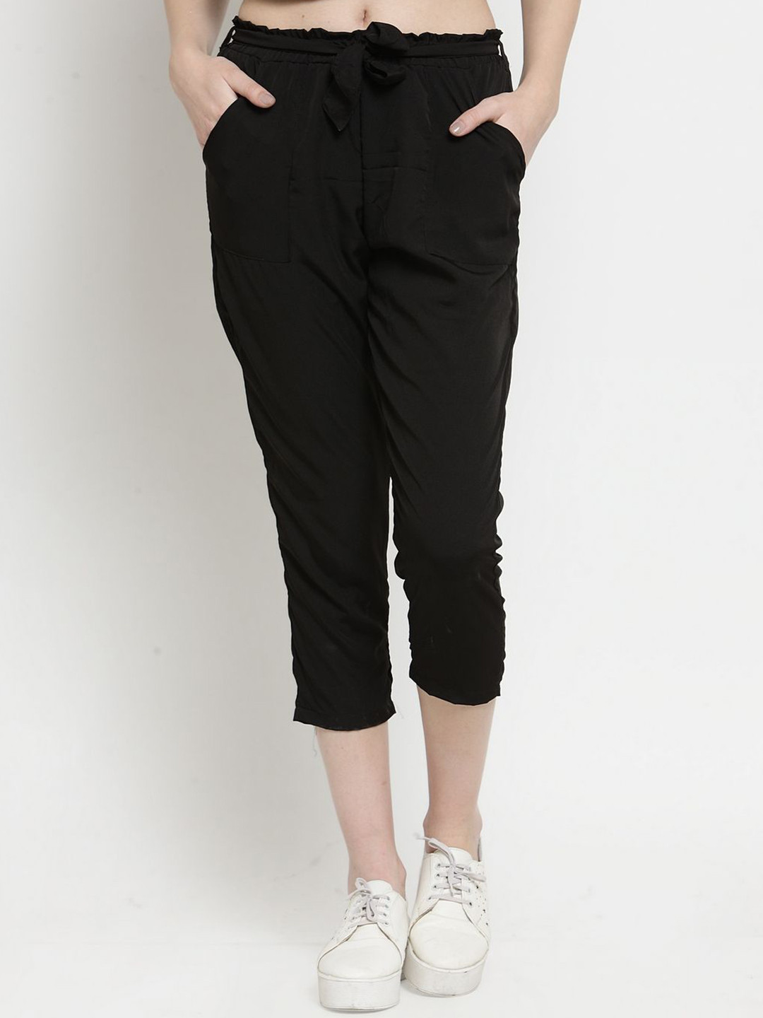 J Style Girls Urban Slim Slim Fit Three-Fourth Length Trousers