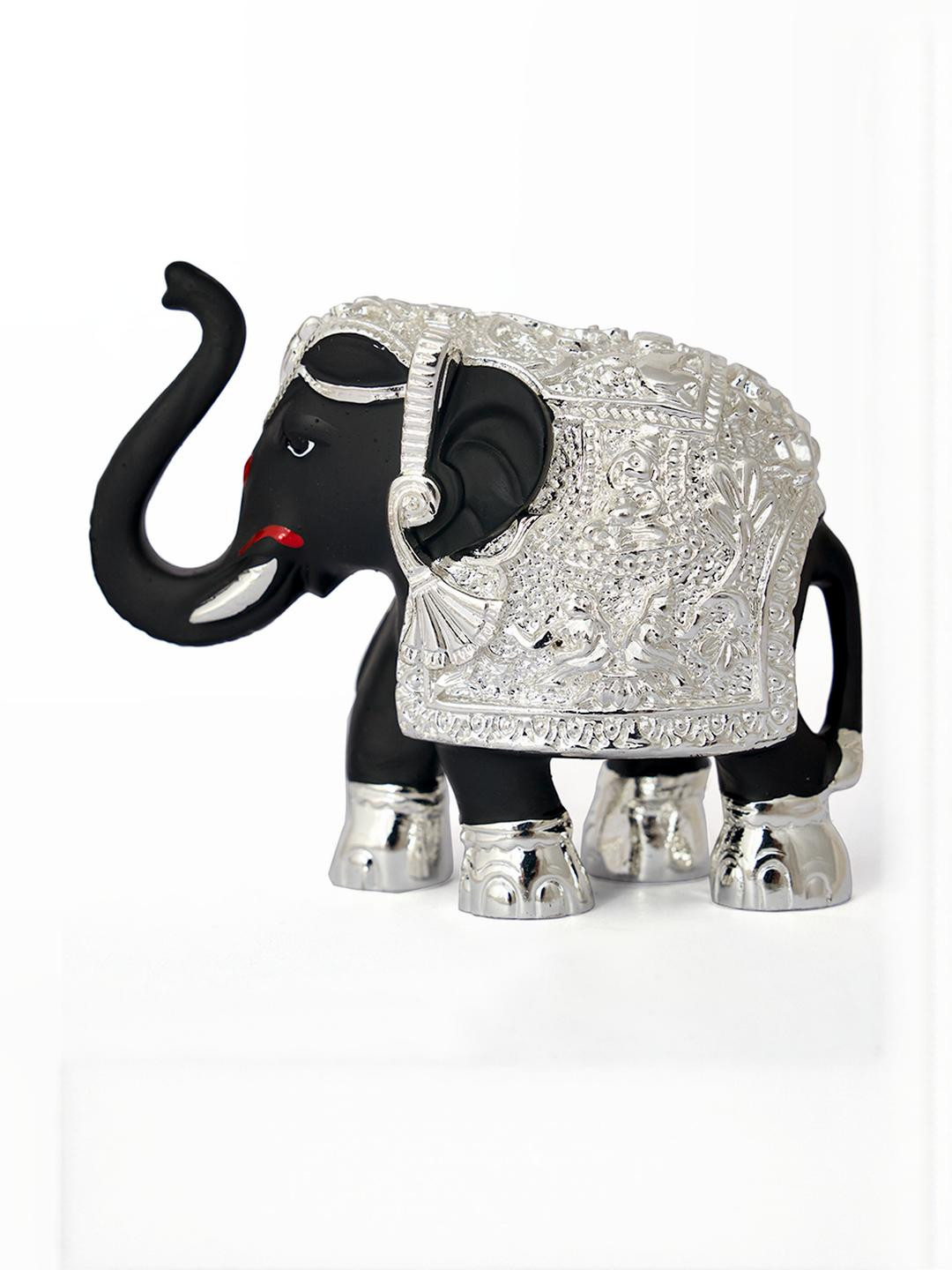 Kulin Resin Black Elephant Figurine