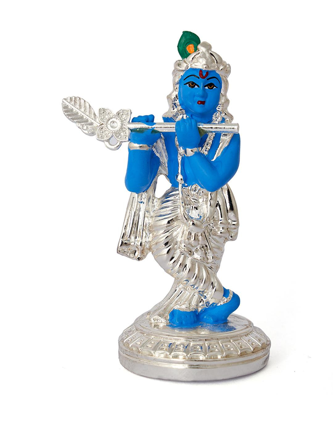 Kulin Resin Lord Krishna Idol Playing Flute