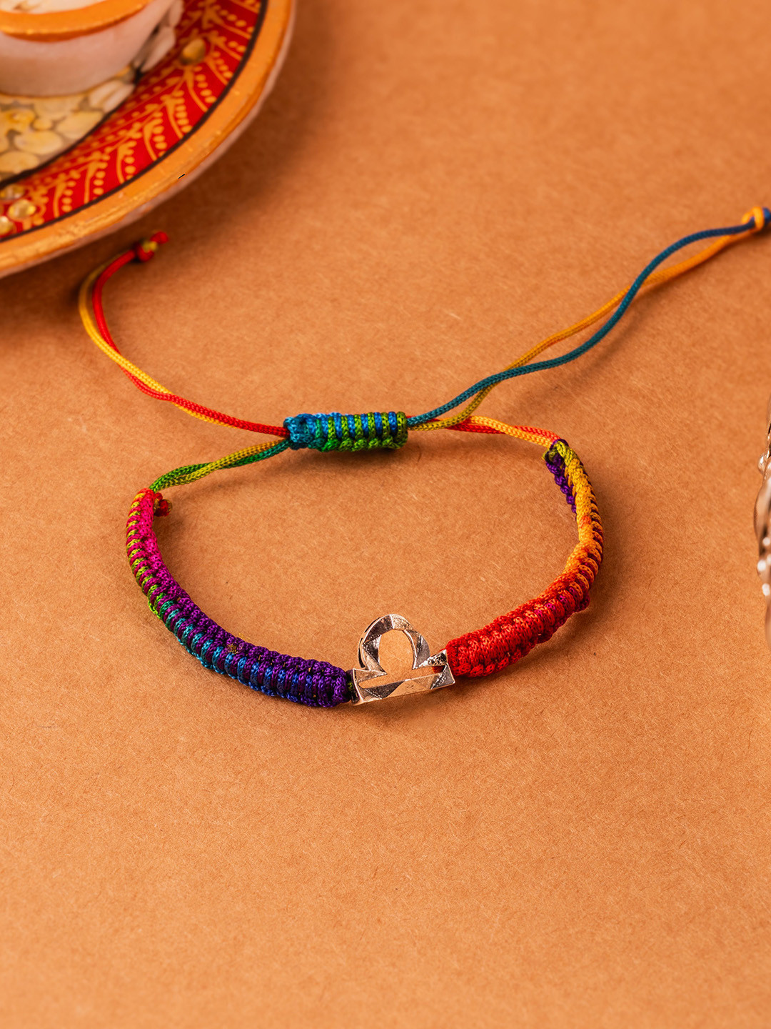 Kicky And Perky 925 Sterling Silver Braided Thread Rakhi