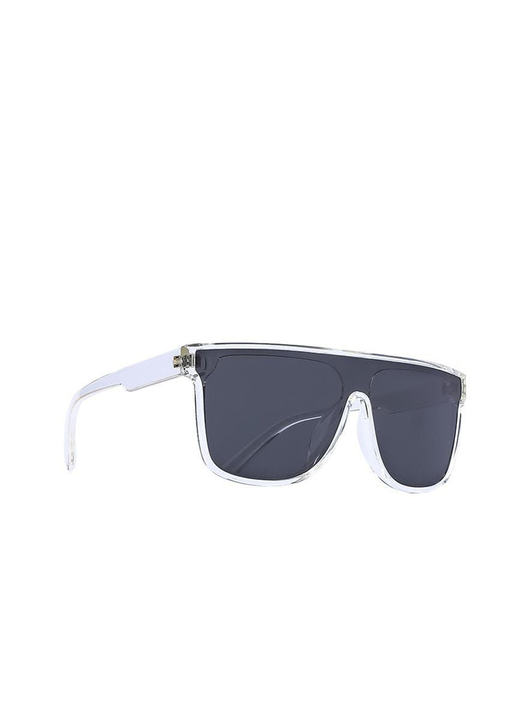 SPADEACES Men Oversized Sunglasses with Polarised Lens SPADEACES Sky TRP Black