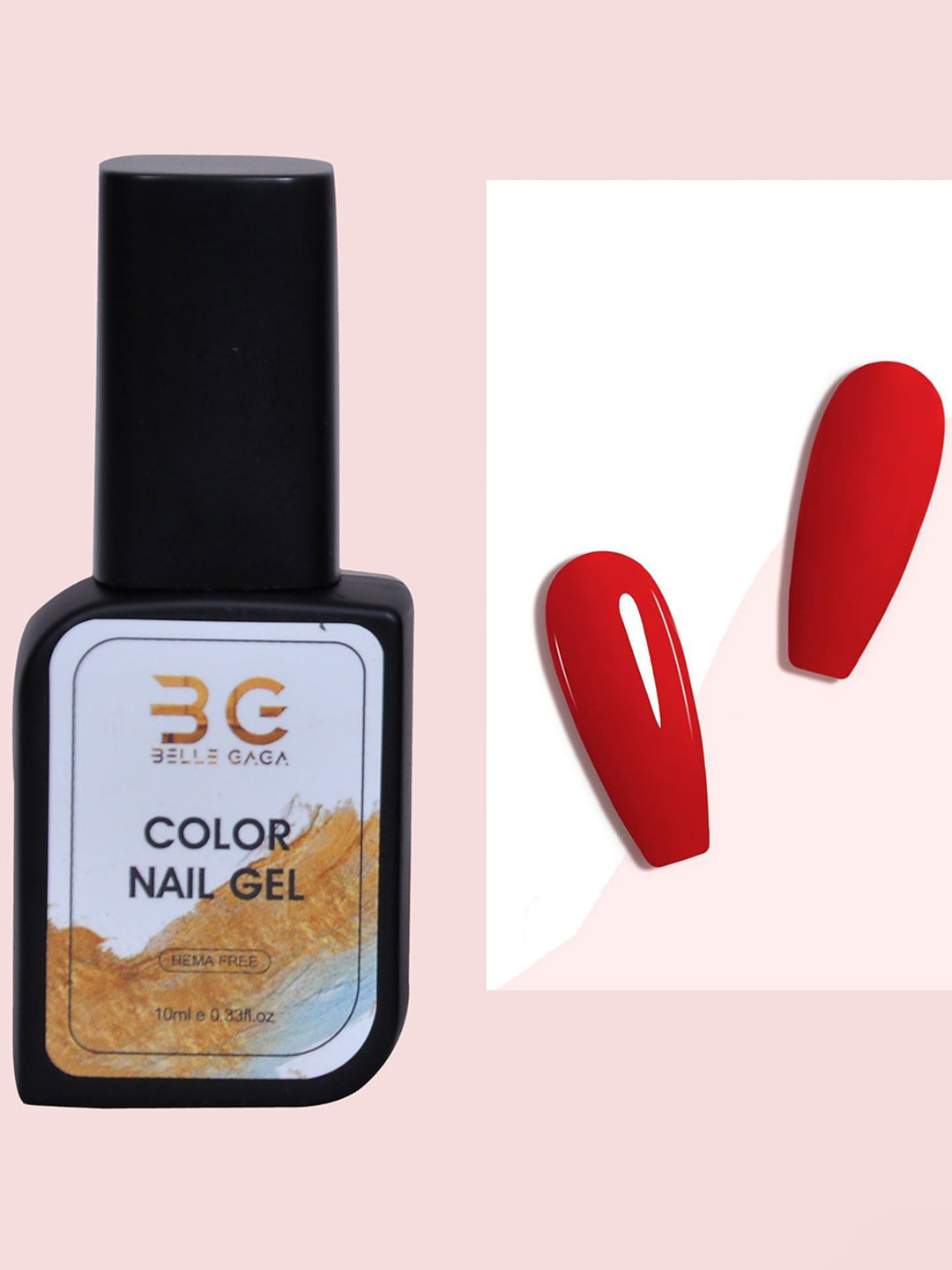 BELLE GAGA Hema Free High Gloss Soak Off UV Gel Nail Polish - 10 ml - Shade - BG 9106