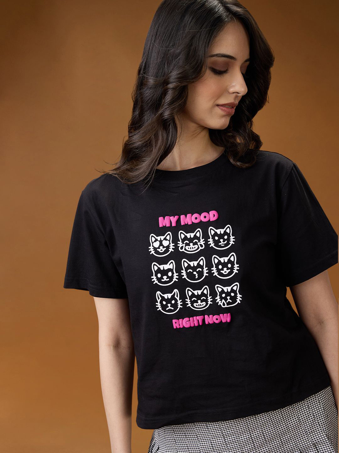 Globus Oversized Graphic Printed Round Neck Single Jersey T-Shirt