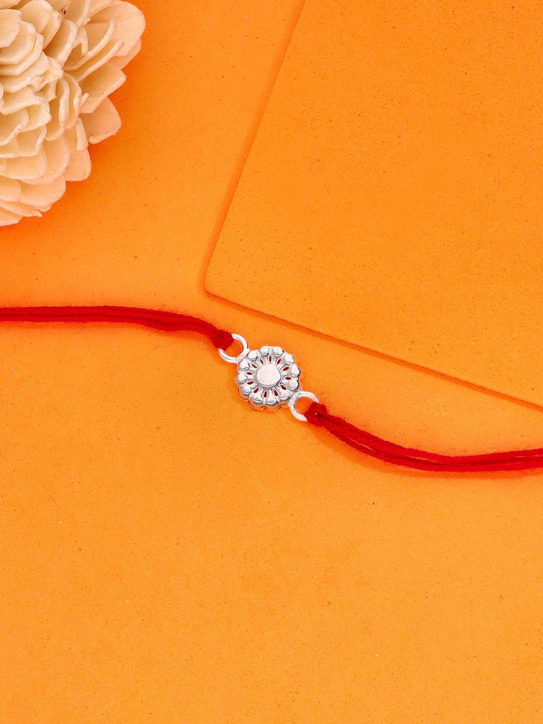 KAI JEWEL Floral Design Thread Rakhi