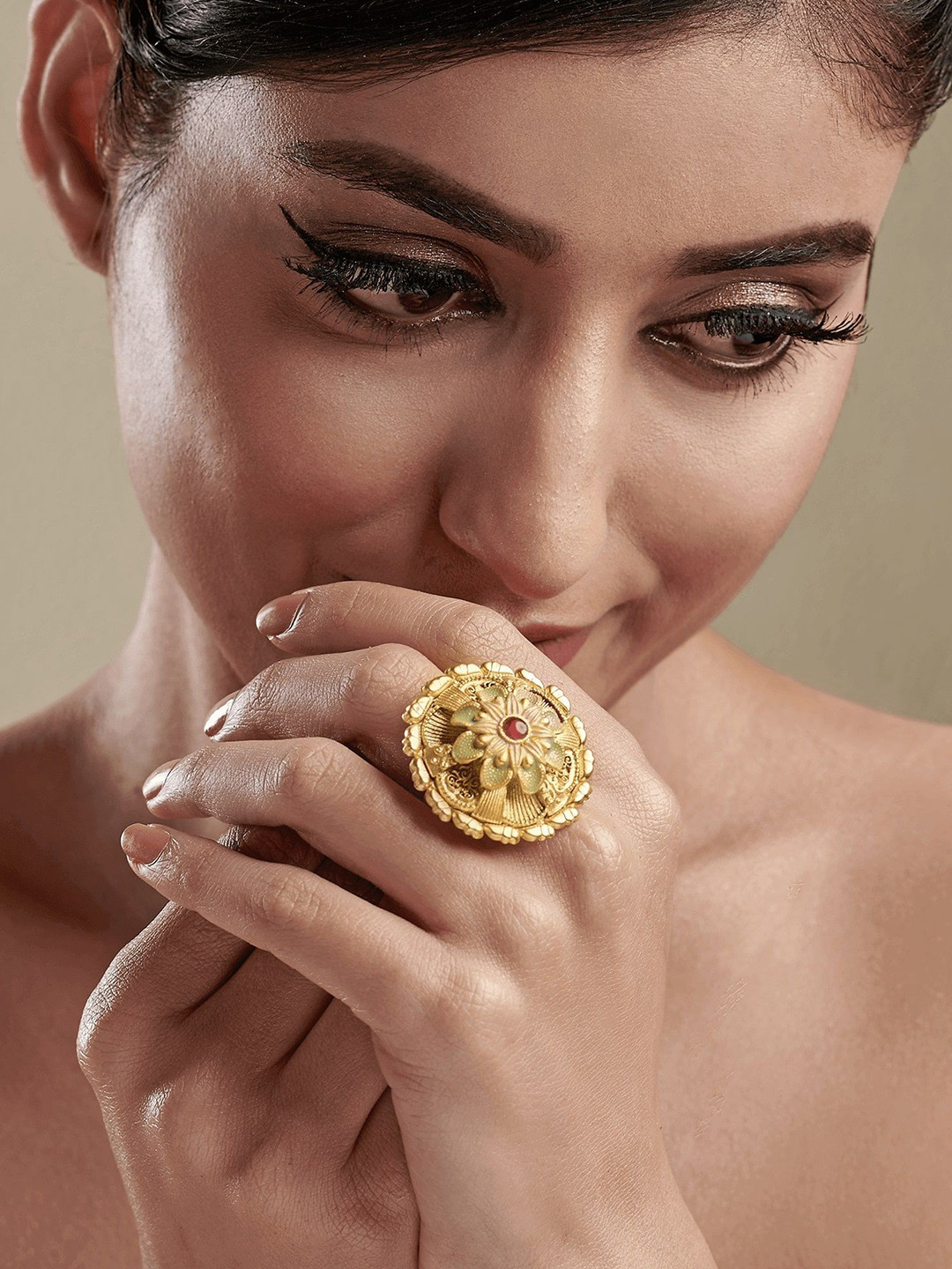 festivjewelleryze Gold-Plated Finger Rings