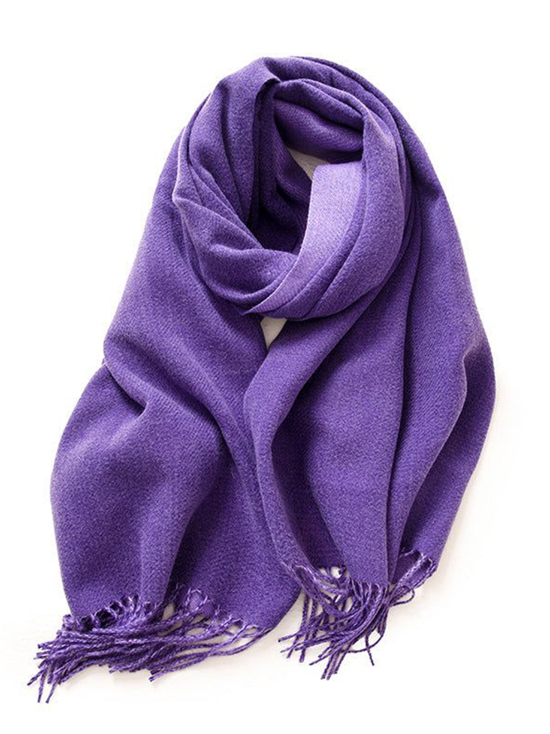 QUECY Women Rectangle Shape Stole with Tasselles