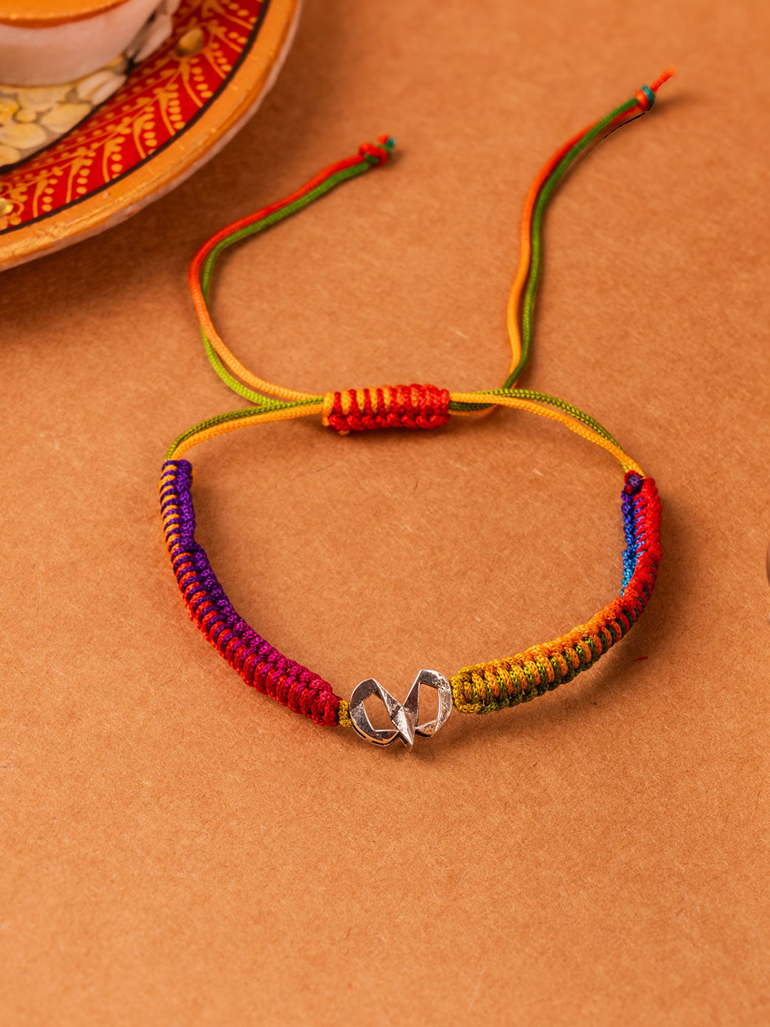 Kicky And Perky 925 Sterling Silver Aries Wraparound Rakhi