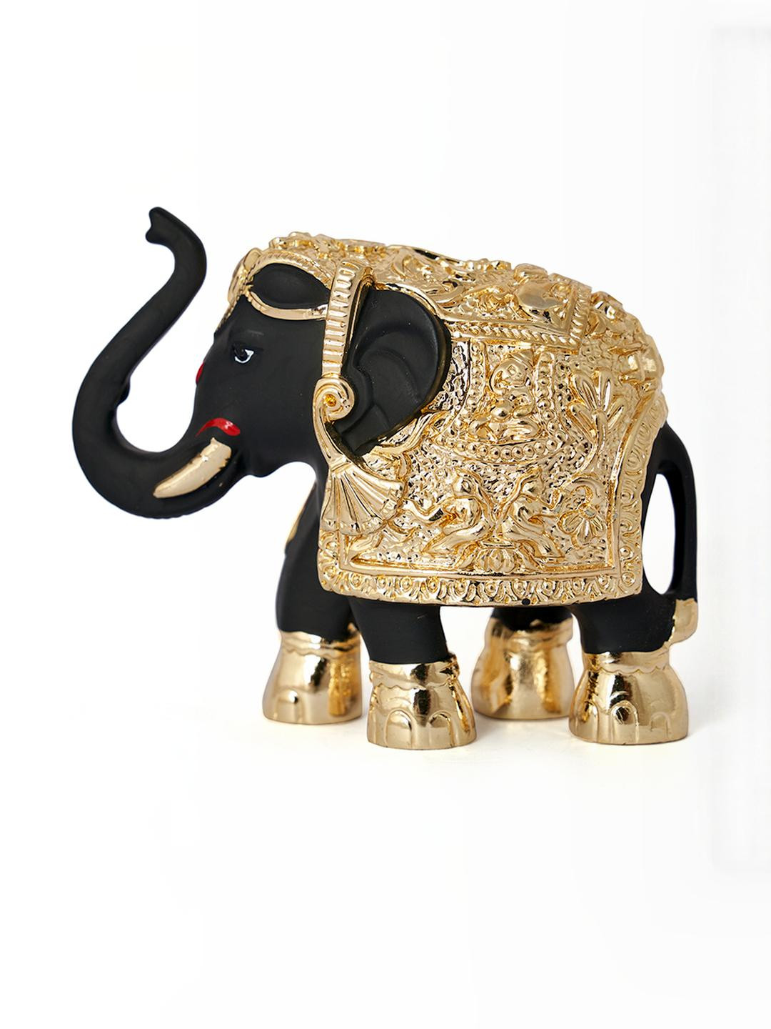 Kulin Resin Black Elephant Figurine
