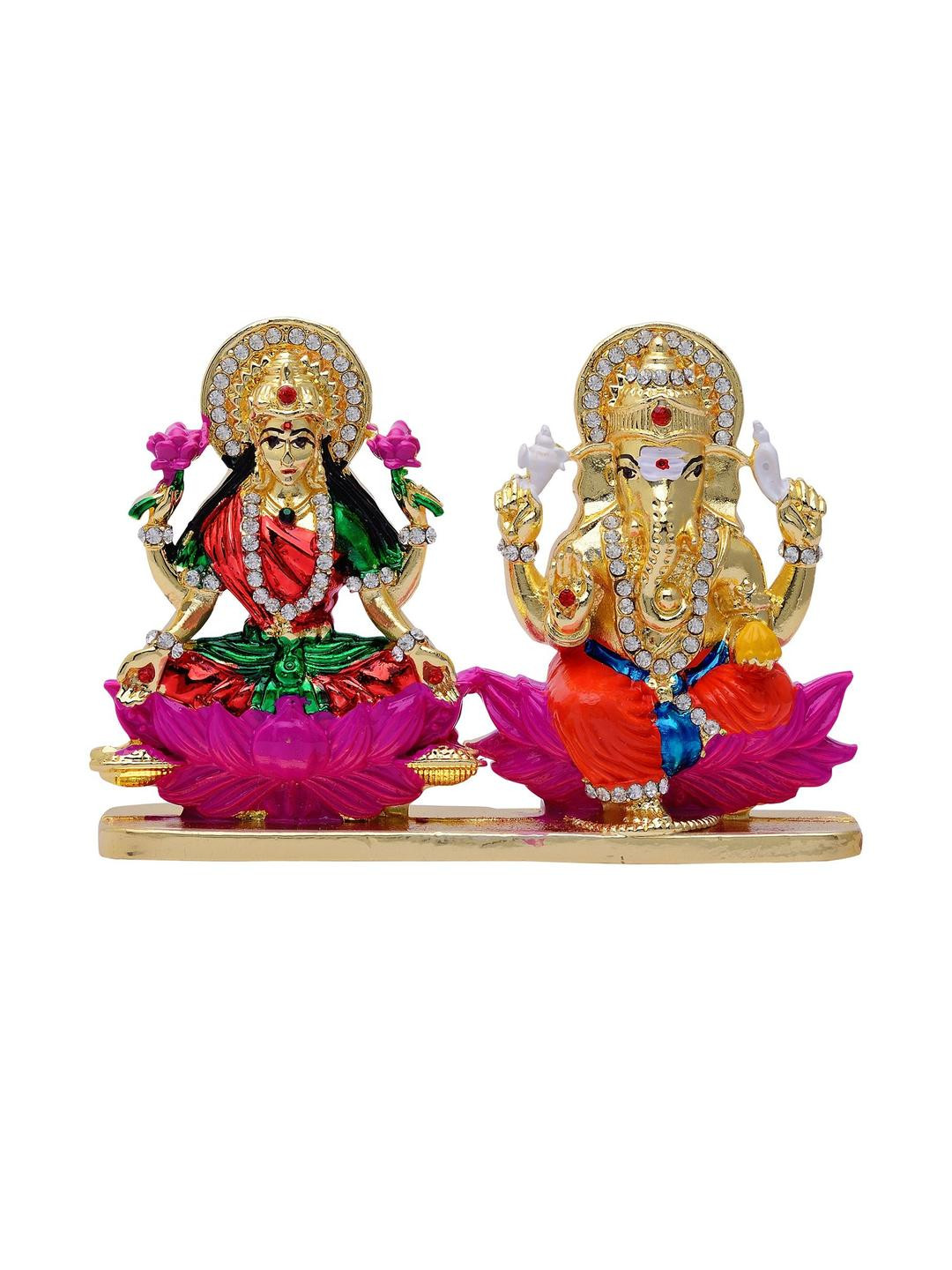 Kulin Metal Religious Idol of Lakshmi Ganesh Premium Statue