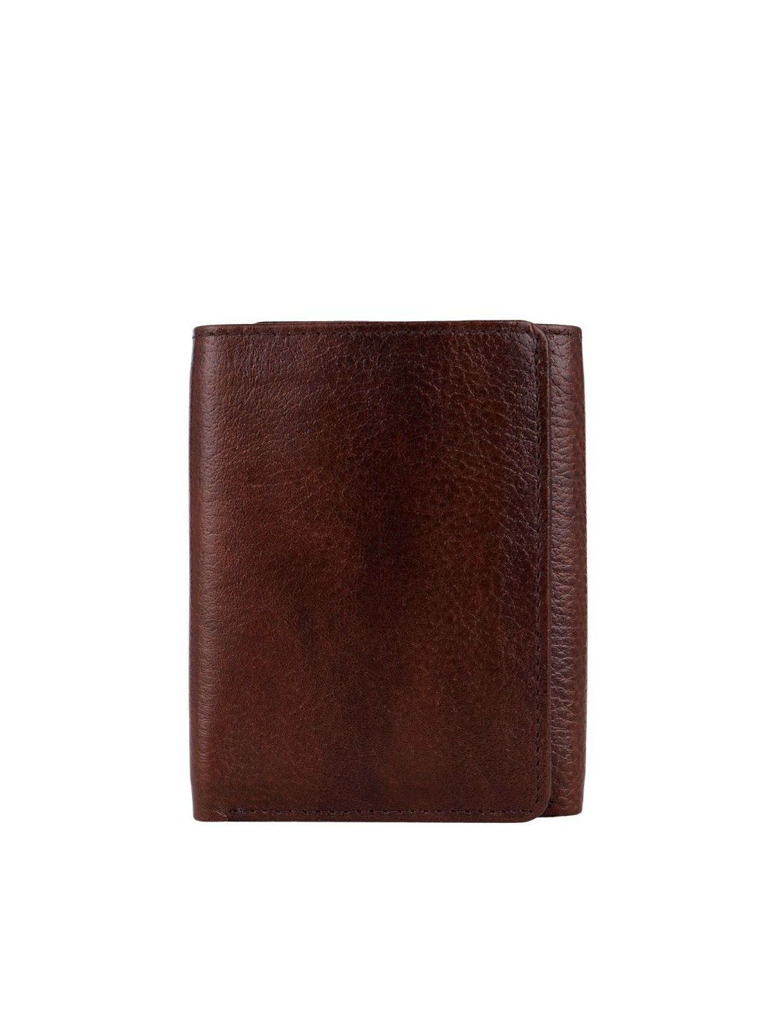 CRUSSET Men Leather Three Fold Wallet