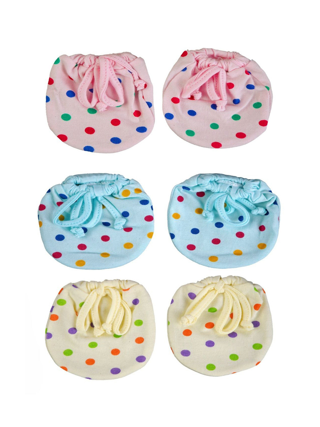CUTEABLY Infants Pack Of 3 Printed Mittens