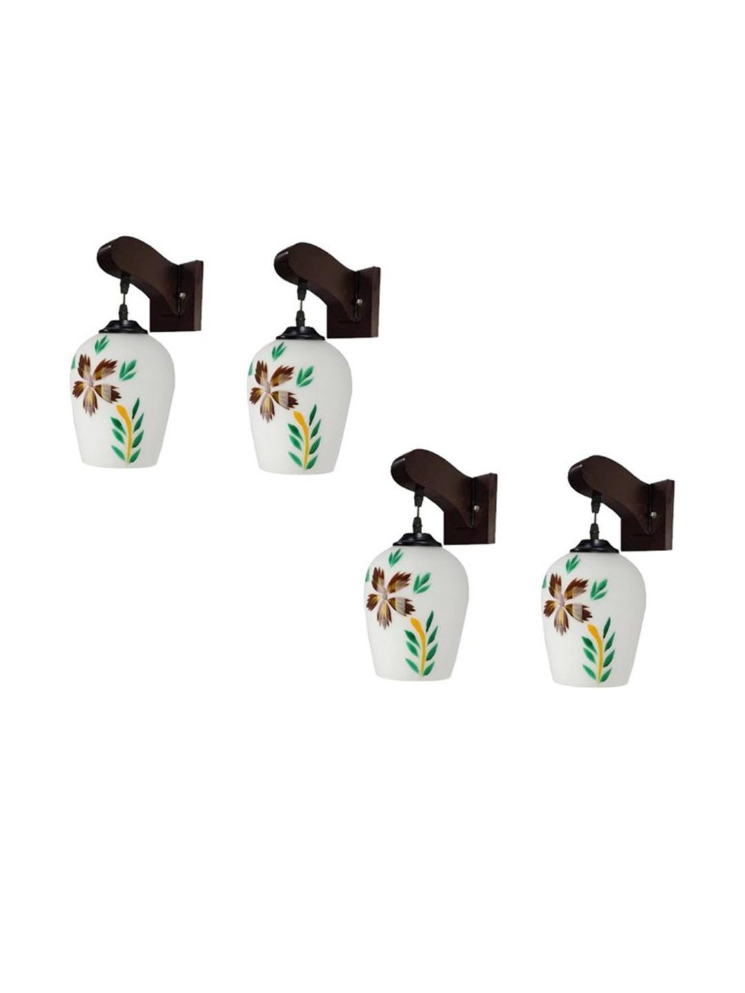 Somil Premium Designer Glass Wall / Night Lamp  Elegant & Stylish Dcor Accent for Modern Interiors, Color- MultiColor- Size:- 20 X 25 X 25 CM