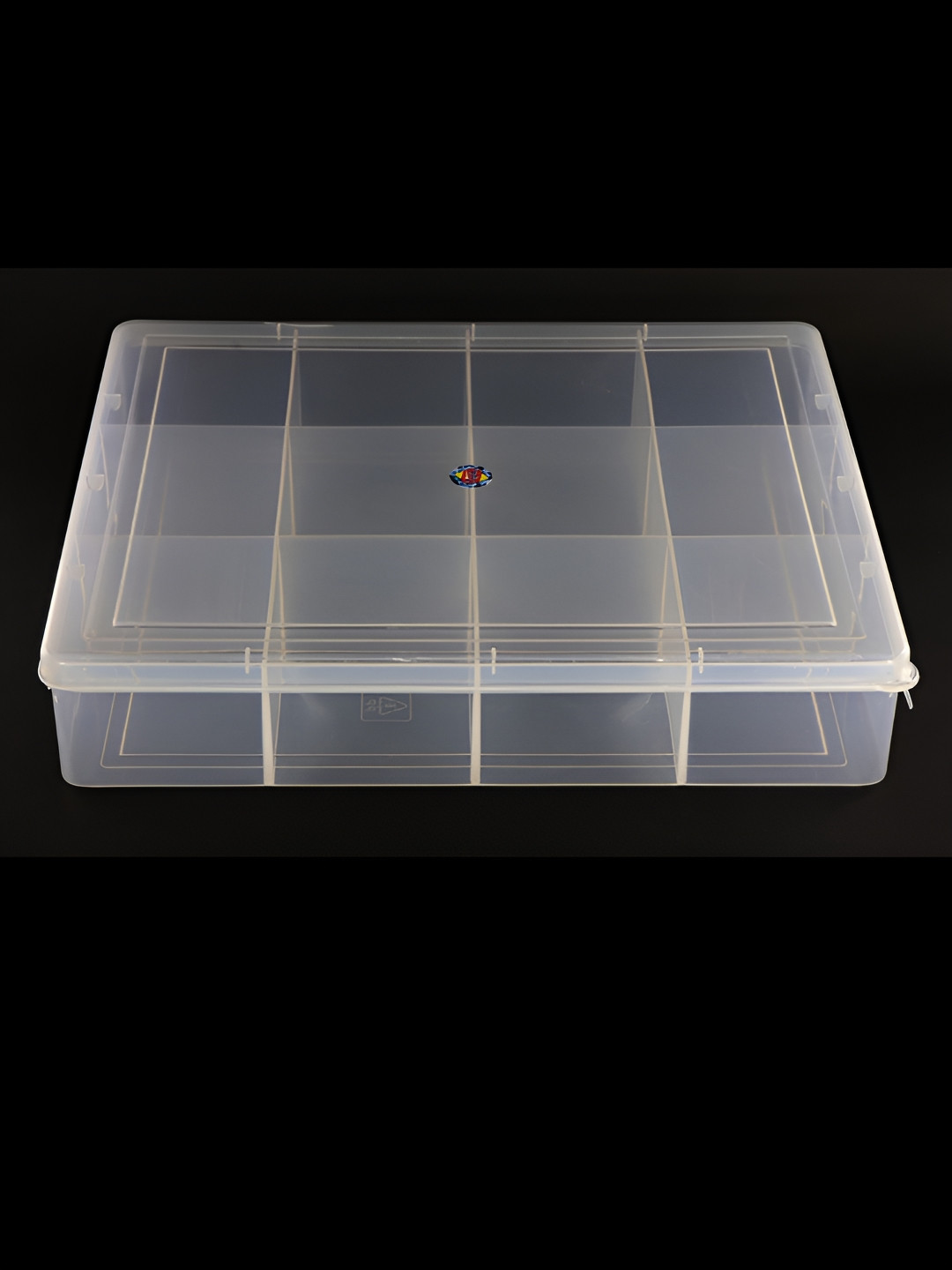 NMII Transparent Storage Box Jewellery Organiser With Lid
