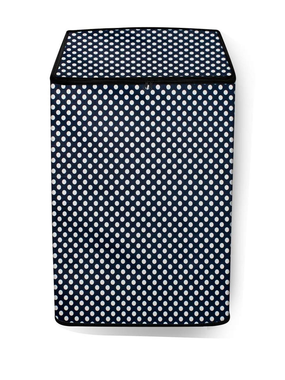 The Furnishing Tree Navy Blue PVC Washing Machine Covers