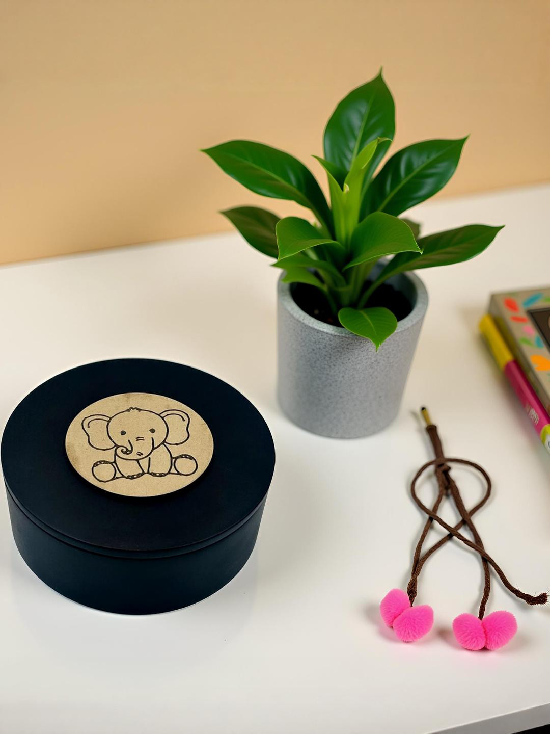 Angira handicrafts Wooden Jewellery Storage Box