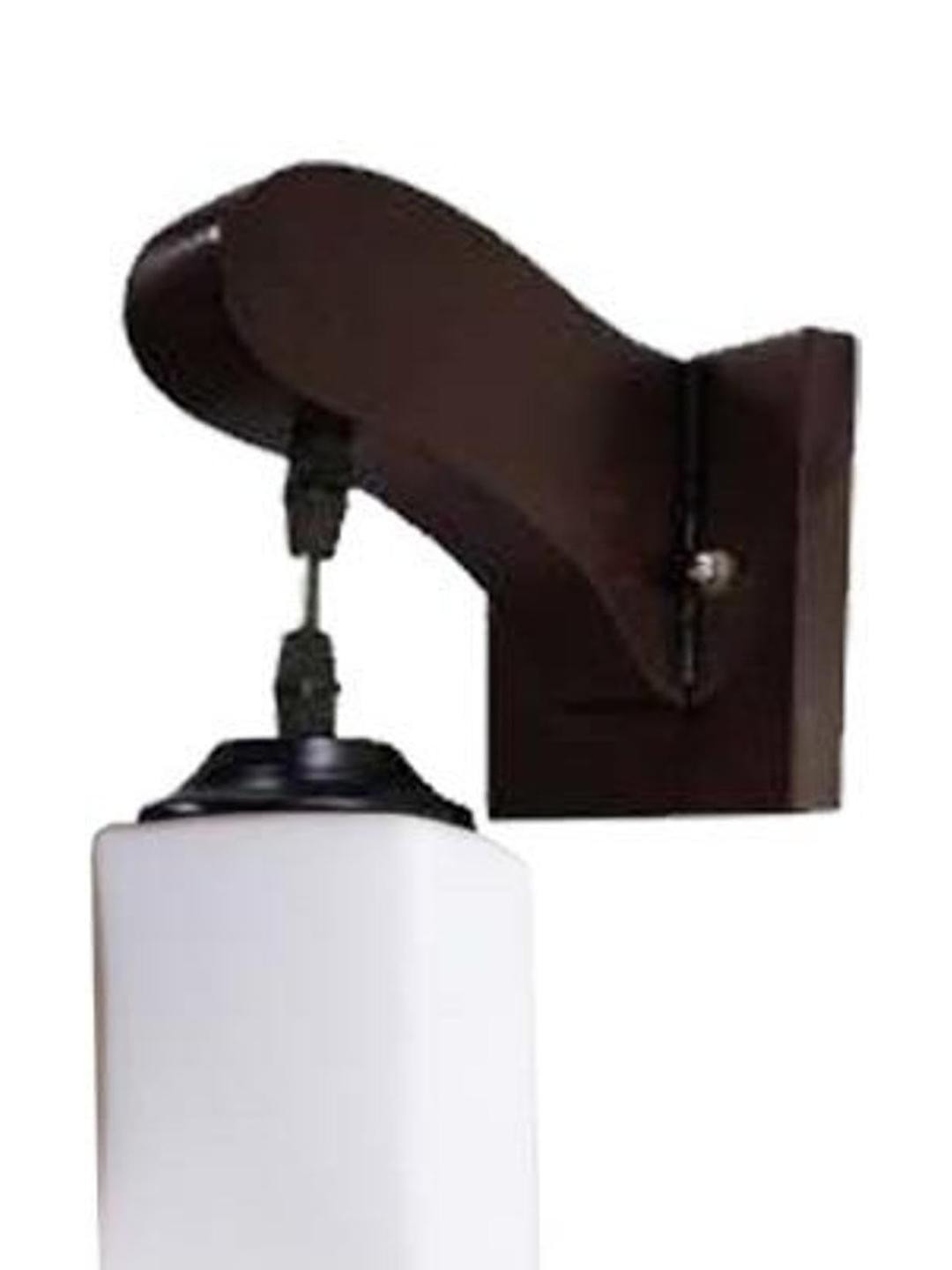 Somil Premium Designer Glass Wall / Night Lamp  Elegant & Stylish Dcor Accent for Modern Interiors, Color- White, Size:- 20 X 25 X 22 CM