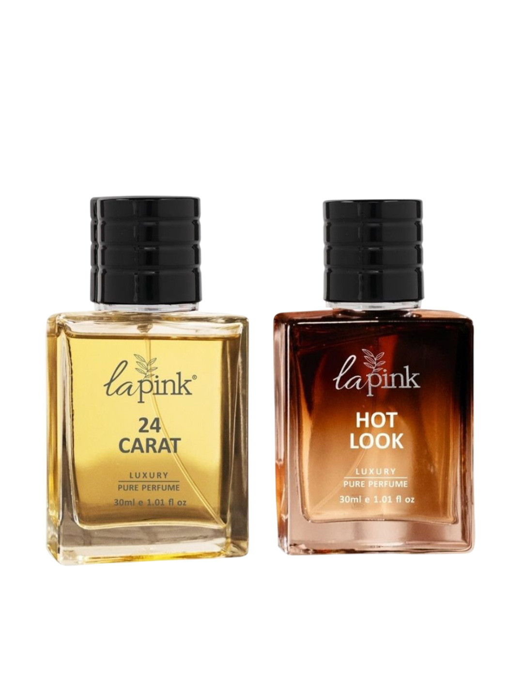 La Pink Men Set Of 2 Hot Look & 24 Carat Long Lasting Perfume - 30 ml Each