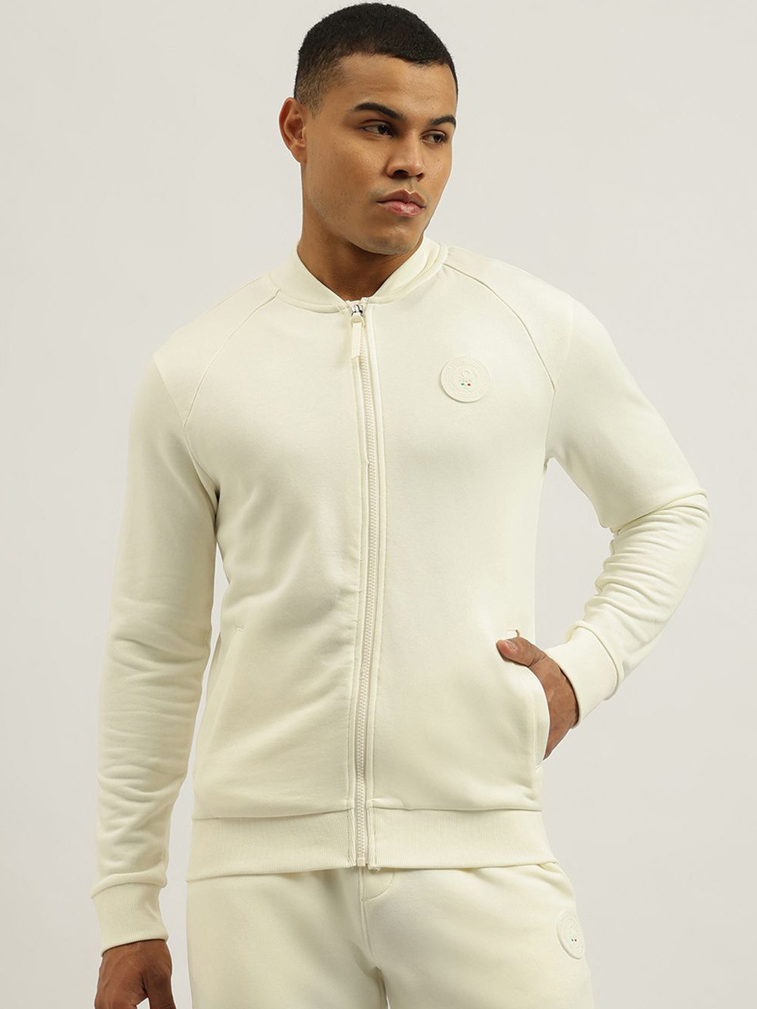 United Colors of Benetton Stand Collar Sporty Jacket