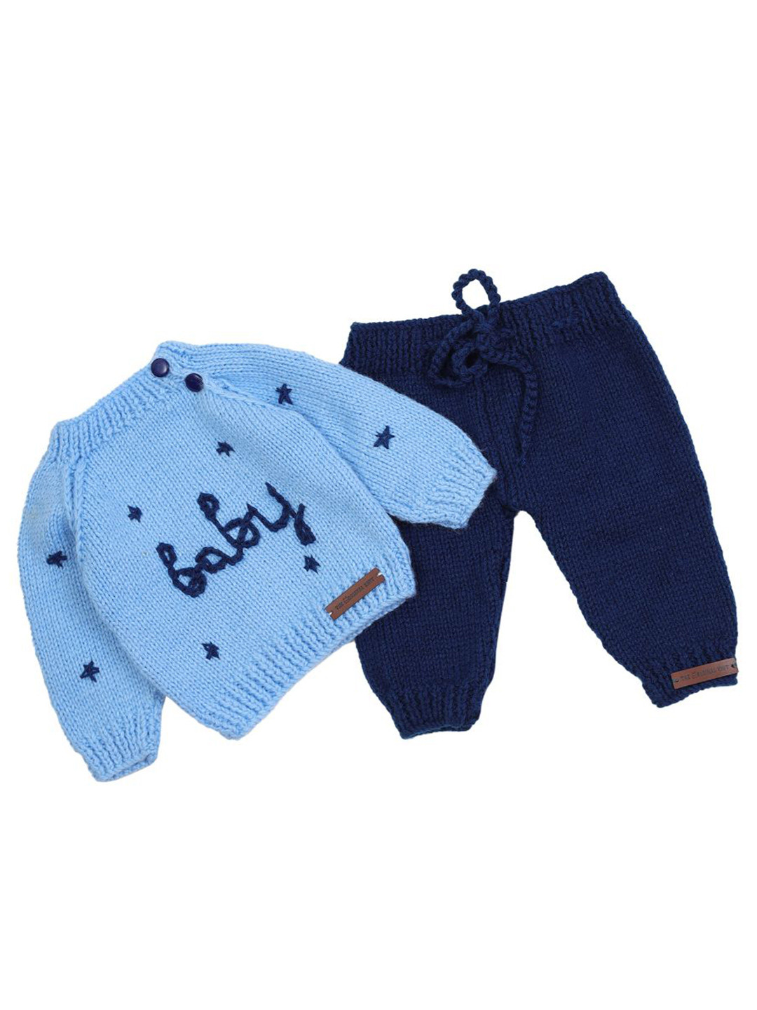 The Original Knit Kids Embroidered Sweater With Jogger