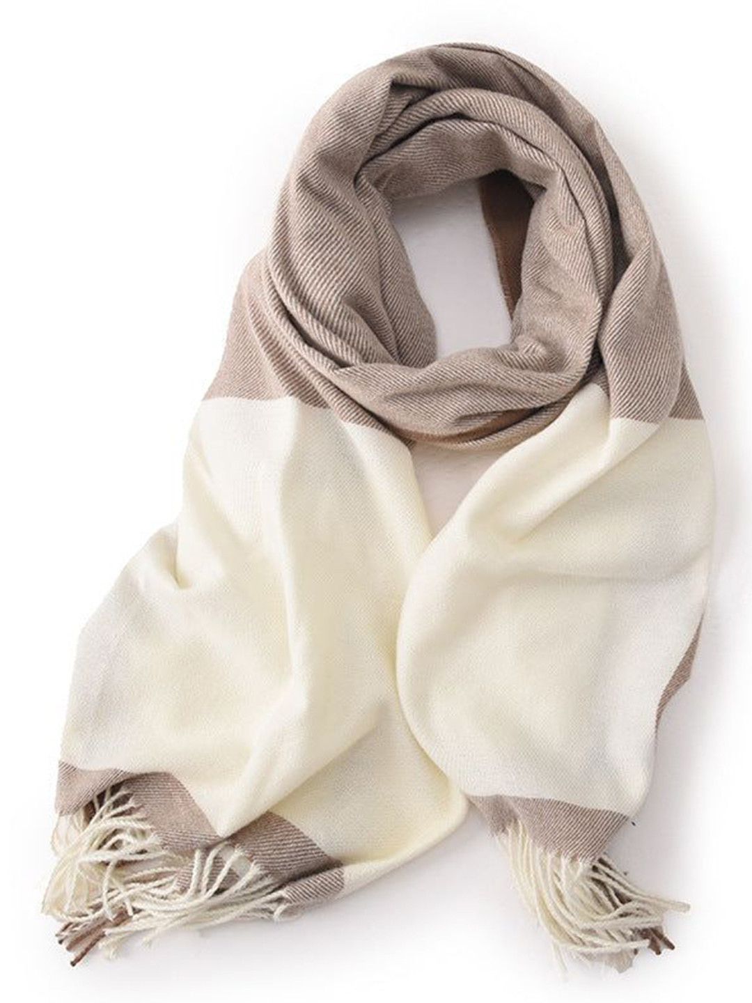 QUECY Women Colour-Blocked Stole